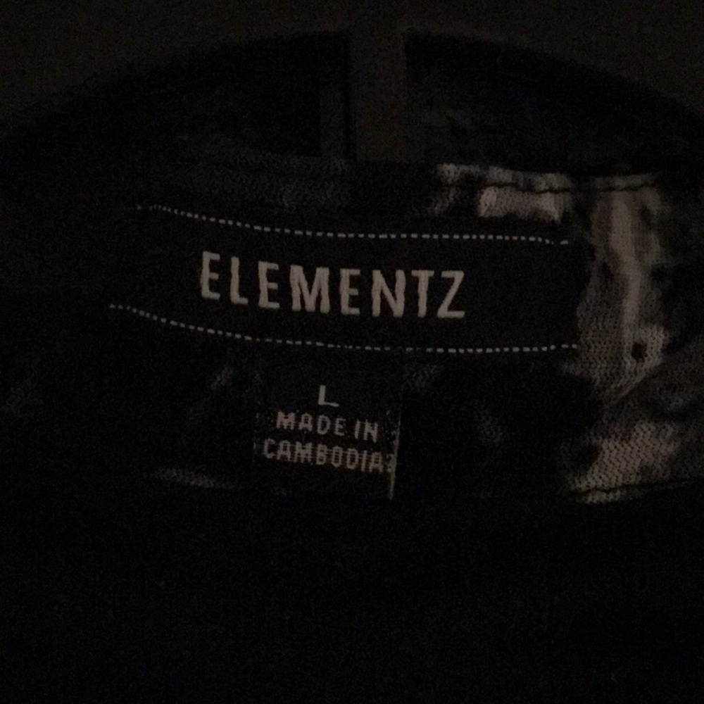 Women’s fun Elementz black and white size L blouse - Picture 5 of 7